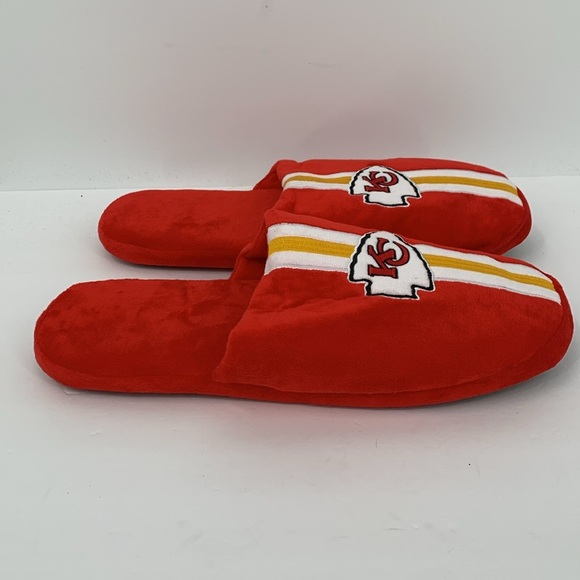 FOCO Kansas City Chiefs plush slide slipper mule KC NFL Football men new XL - Picture 3 of 6